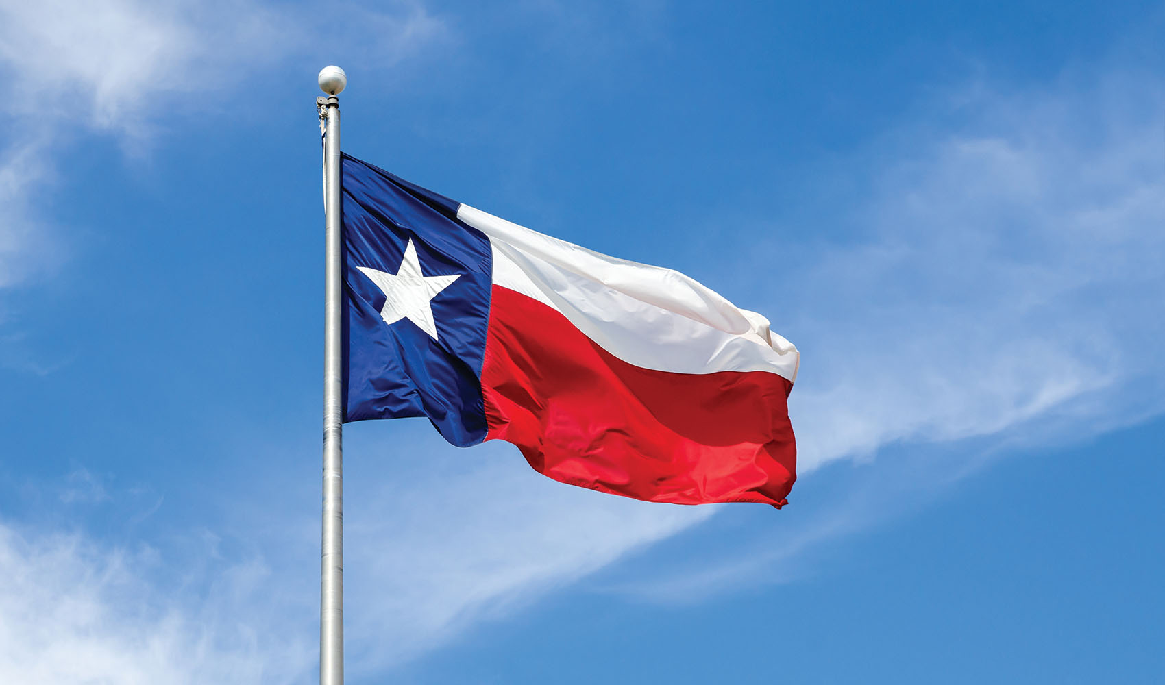 East Texas business and American flag