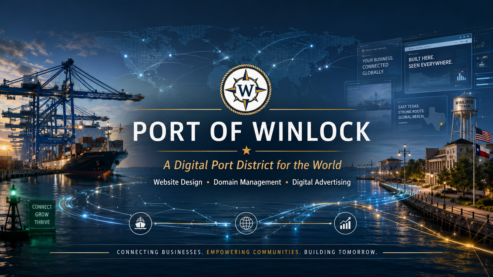 Port of Winlock digital port district banner